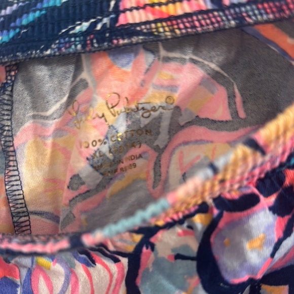 Lilly Pulitzer Pink and Blue Casual Shorts - Picture 2 of 2
